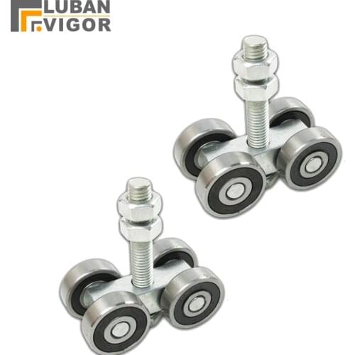 Heavy-duty sliding door hanging wheel Industrial warehouse plant sliding doors Orbital track Bearing 300-400KG Hanging pulley
