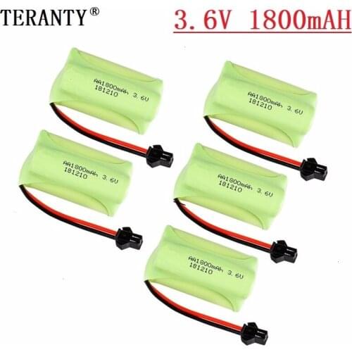 T Model ) 3.6v 1800mah NiMH Battery For Rc toys Car Tanks Trains Robot Boat Gun Ni-MH AA 700mah 3.6v Rechargeable Battery 5Pcs