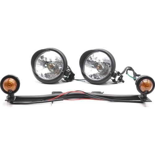 Spot Passing Light Bar Turn Signals For Honda Shadow Spirit VT750 1100 VTX 1300/Yamaha V-Star XVS 650 1100 Classic Custom