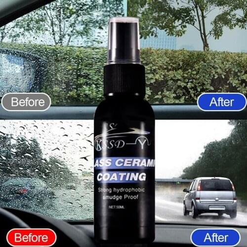 50ml Car Windshield Liquid Ceramic Nano Coat Spray Hydrophobic Glass Coating Car Coating Hydrophobic Coating Rainproof