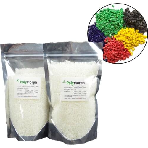 200g PCL and 5 color kits Moldable Plastic Instamorph Shape Shifter Thing Plastimake Polymorph Thermoplastic for DIY hobbyis