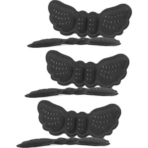 3 Pairs Heel Grips Sponge Inserts Insoles Liner Cushions For Loose Shoes