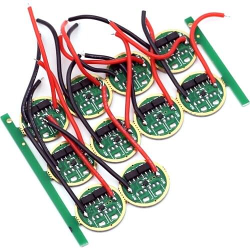 5 PCS Q5 LED Emitter Flashlight Driver 750ma constant current output 2.7-5V input 7135 x 2 flashlight Circuit Board