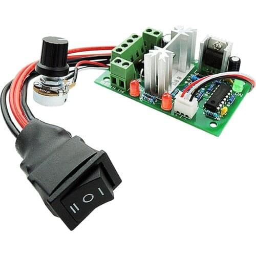 6-30V PWM Speed Controller DC Motor Speed Control Adjustable Speed Regulator Control Governor Switch DC Motor Speed Controller