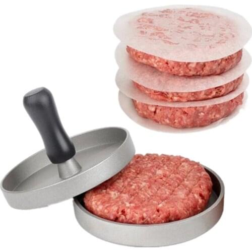Non-stick Hamburger Press Maker Beef Grill Mold Making Perfect Patties Homemade Aluminum Maker Burger Press