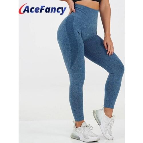 Seamless Yoga Leggings Women High Waist Fitness Sports Pants For Women Sports Leggings Yoga Gym Running Trousers Girls ZC2818
