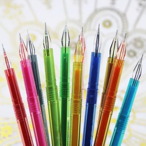 Diamond Gel Pen School Supplies Draw 12 Colored Pens Student Candy Color Gifts Drop shipping