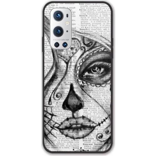 For Oneplus Sugar Skull Dream Black TPU Border Oneplus Case