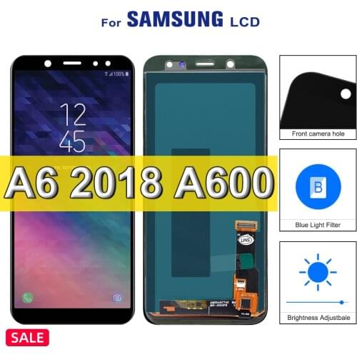 Display For SAMSUNG Galaxy A6 2018 A600 LCD Display Touch Screen Digitizer Assembly Replacement Part For SAMSUNG A6 A600F A600FN