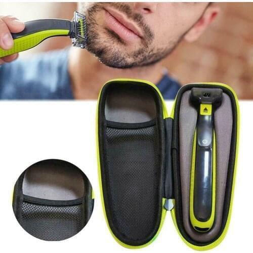 Shaver Storage Bag Hard Case Suitable for Philips One Blade QP2530/2520 Travel Bag Storage Pack Box Zipper Pouch with Lining