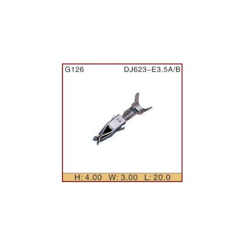 DJ623-E3.5 car splices wire terminal Crimp terminal Non-insulated auto electrical female terminal