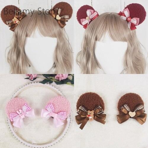 Japanese Lolita Teddy chocolate girl tiramisu Trinket headdress