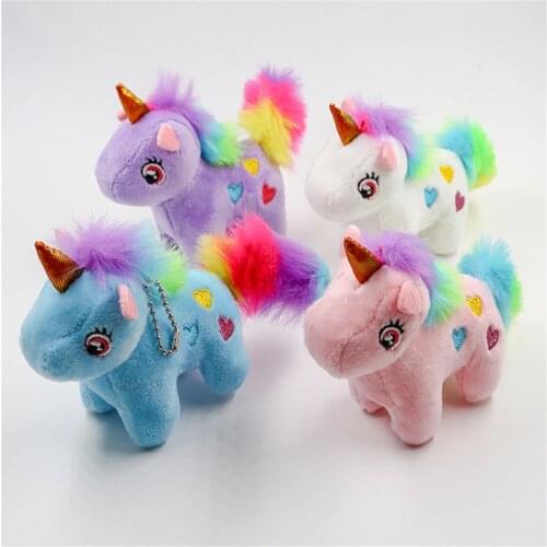 Multi-Sizes, 6CM-12CM Delicate Horse Plush Stuffed Toys , Key Chain Dolls ,Children Kids Gift Plush TOY
