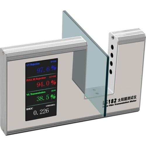 Free Shipping High Performance Solar Film Transmission Meter With UV Full IR Visible Light Transmittance Solar Heat Gain Meter