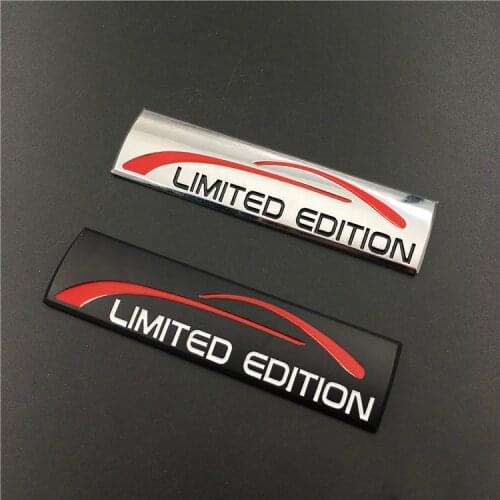 10pcs/lot 3D Metal Car Stickers Limited Edition Emblem Badge Decals for BMW Audi Honda Opel Lada Toyota Hyundai Jeep KIA VW Ford