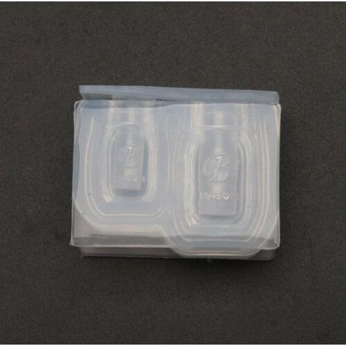 Mini Honey Jar Mold Bottle Pendant Resin Mold Miniture Food Play Silicone Mold