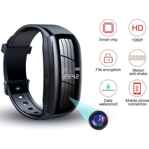 Mini Camera 1080P DV Video camara fotografica profesional Digital Voice Video Recorder Micro Home Dictaphone Secret Wristband