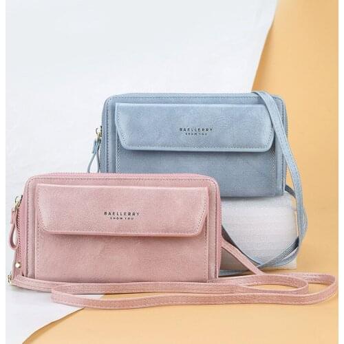 Fashion Multifunctional Zipper Wallet Women Bag Handbag Ladies Womens Crossbody Bags Purse Clutch Mobile Phone Shoulder Bags