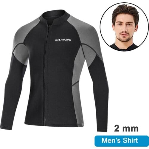 Mens 2mm Neoprene Wetsuit Jacket or Pants Womens Wet Suit Tops Bottoms for Diving Swimming 2-piece Shirt Leggings Separately