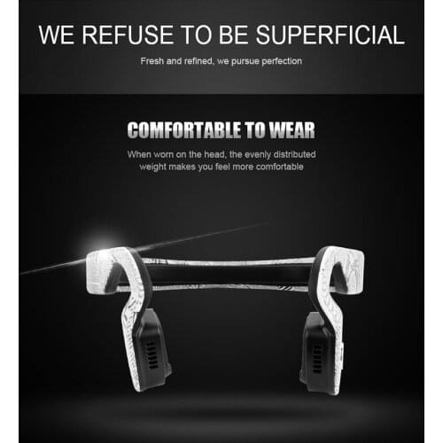 New arrival Smart bone conduction bluetooth headset with microphone For Running Cycling