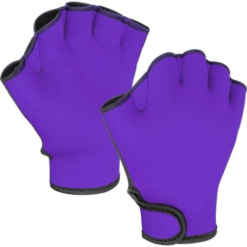 FitsT4 Aqua Gloves Webbed Paddle Swim Gloves Fitness Water Aerobics and Water Resistance Training for Men Women Children
