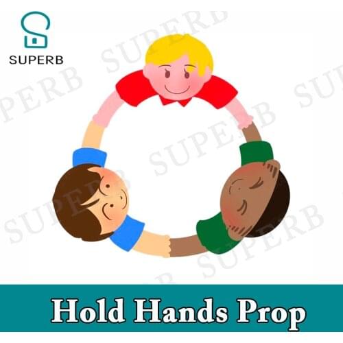 Superb escape room prop hold Hands prop live hand to touch the switch body bridge props to unlock with audio Room Escape props