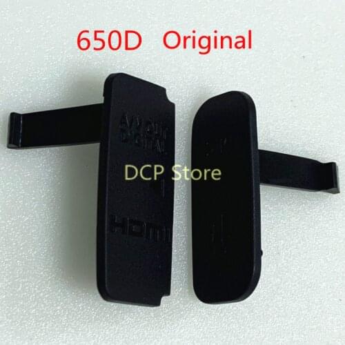 New Original Interface USB AV OUT HDMI MIC Rubber Door Bottom Cover For Canon 700D 650D Rebel T5i Kiss X7i Camera Repair Parts
