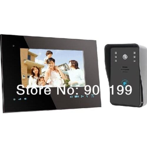 Touch luxury 7" Wireless video door phone , with Motion detection,Taking photos,Video,Time display ,IR Camera, Viewing Angle-120