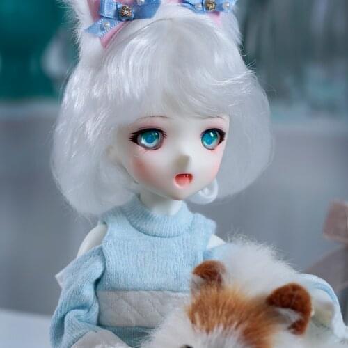 SQ Lab Moe Chibi 1/6 BJD SD Resin Model Baby Girls Boys Dolls Free Eyes High Quality Birthday Gifts Shop Fullset OUENEIFS