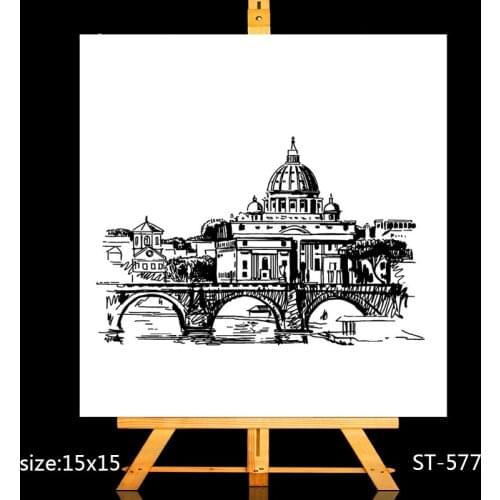 ZhuoAng The Master Builder Clear Stamps/Card Making Holiday decorations For scrapbooking Transparent stamps 15*15cm