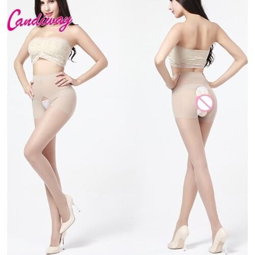 Hot Sexy Lingerie Mesh Hollow Out Open Crotch Pantyhose Stockings Tights Bodysuit Temptation Fishnet Bodystocking Sexy Underwear