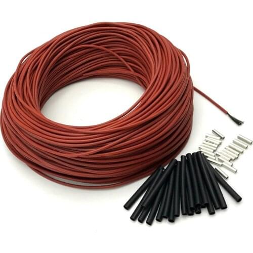 Low Cost Carbon Warm Floor Cable Carbon Fiber Heating Wire Electric Hotline New Infrared Heating Cable