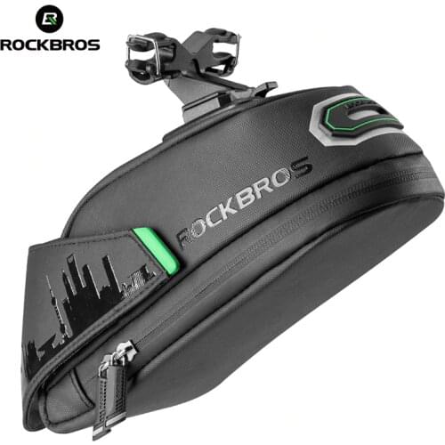 ROCKBROS Cycling Rainproof Bicycle Bag Shockproof Bike Saddle Bag Shanghai Bicycle Rear Seatpost Panniers MTB Bike Accessories