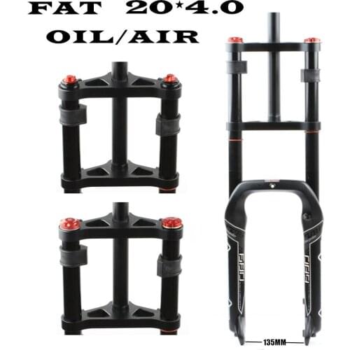 Himalo 680 20''*4.0'' 20*135MM Fat fork Snow beach bike fat fork shoulder OIL AIR fork magnesium alloy Legs bicycle fork parts