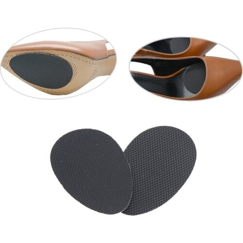 1Pair Anti Slip Pad Ground Grip Under Soles Stick Self-Adhesive Shoes Pads Mats Non-slip Rubber Sole Protectors Foot Care Z01201