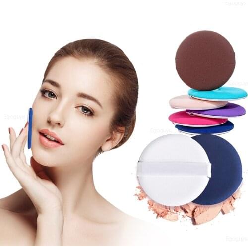 1 Pcs Professional Round Shape Facial Face Body Powder Foundation Puff Portable Soft Cosmetic Puff Makeup Foundation Sponge Lot