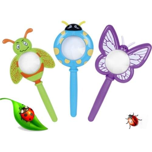 1pc Kids Magnifier Baby Early Learning Physical Chemistry Science Experiment Educational Toy insect Magnifier Toys for Children