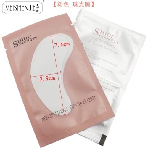 10 pairs/lot Wholesale Eyelash Extension Paper Patches Eye Tips Sticker Wraps Patches Eyelash Under Eye Pads Lash Make Up Tools
