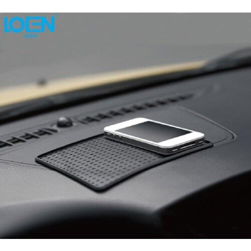 15.8CM*12.8CM High quality Anti Slip Mat Mobile Phone Sticky Pad GPS Holder Non-slip Mat For toyota buick kia 0 black