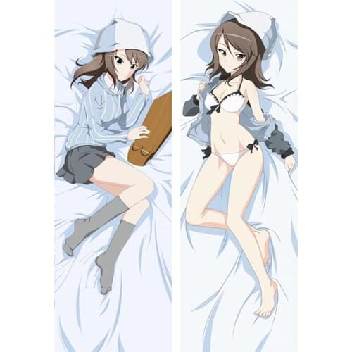 2019-June update Japanese Anime GIRLS and PANZER sexy girl Dakimakura body Decorative Pillow case Hugging Body Pillow Cover case