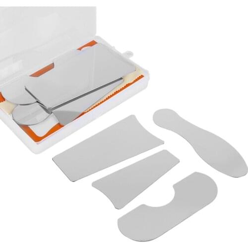 4PCS/Box Dental Mirror Dould Sided Dental Orthodontic Intraoral Photographic Reflector Stainless Steel Material Dentist Tools