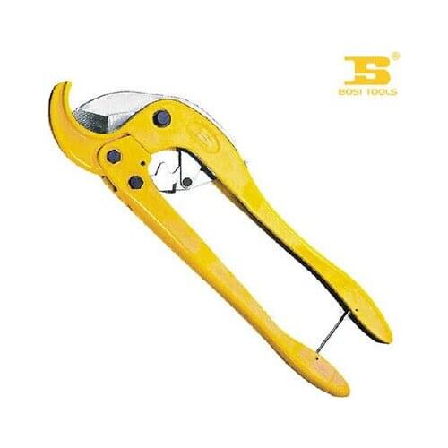 63mm Cutting Range Yellow Handle Al Alloy Large Size PVC Pipe Cutter