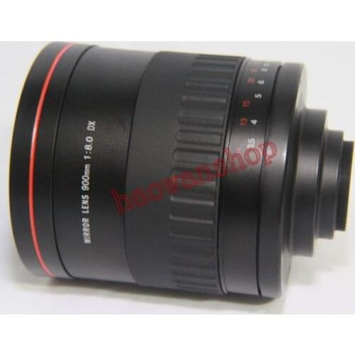 900mm f8 T Mount MIRROR TELEPHOTO LENS for SONY E mount NEX-3/5/7 a7 a9 a7r3 a5100 a6300 a6500 camera