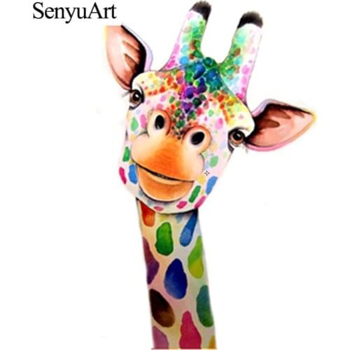 5D Diamond Paintings Giraffe Picture Round Drill Embroidery Mosaic Accessories Cross Stitch Handmade Drawing Paiting Decorations