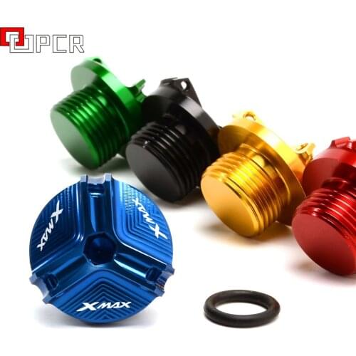 Motorcycle Engine Oil Drain Plug CNC Aluminum For Yamaha XMAX 300 2017 2018 2019 2020 XMAX300