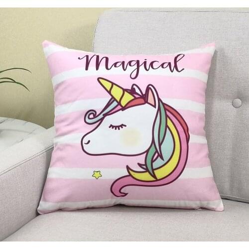 Sofa Cushion Cover Cute Animal Throw Pillow Cover Pillow Case Pillow Cushions Pillowcase Bed Home Chair Car Decoration 45x45cm