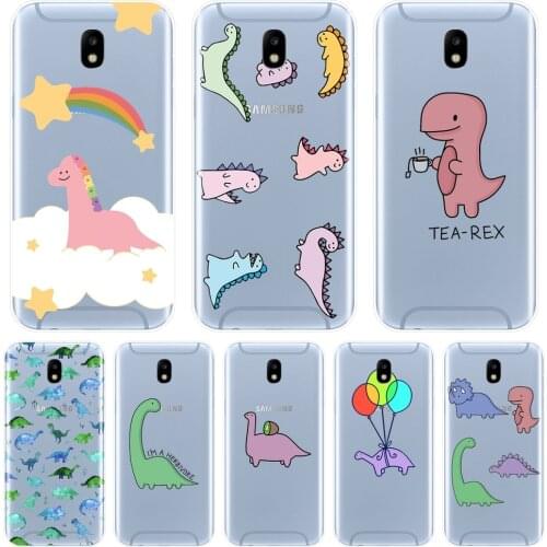 Dinosaur Back Cover For Samsung Galaxy J2 J5 J7 Prime Silicone Phone Case For Samsung J3 J5 J7 2015 2016 2017 J4 J6 J8 Plus 2018