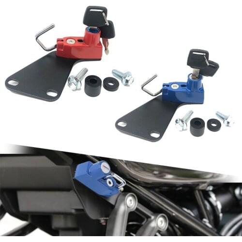 For HONDA NC700S NC700D NC700X NC750X NC750S NC750D 2012-2019 Motorcycle Anti-theft Security Helmet Lock Mount Hook with 2 Keys