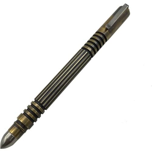 Outdoors Writing Tools EDC Brass Pen Brass Pocket Ballpoint Pen