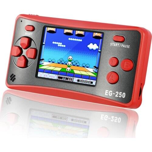 Handheld Games Console Pocket Player Built-in 200 Games 2.5” Portable Player 12-bit Handheld Gaming System Entertainment for Kid